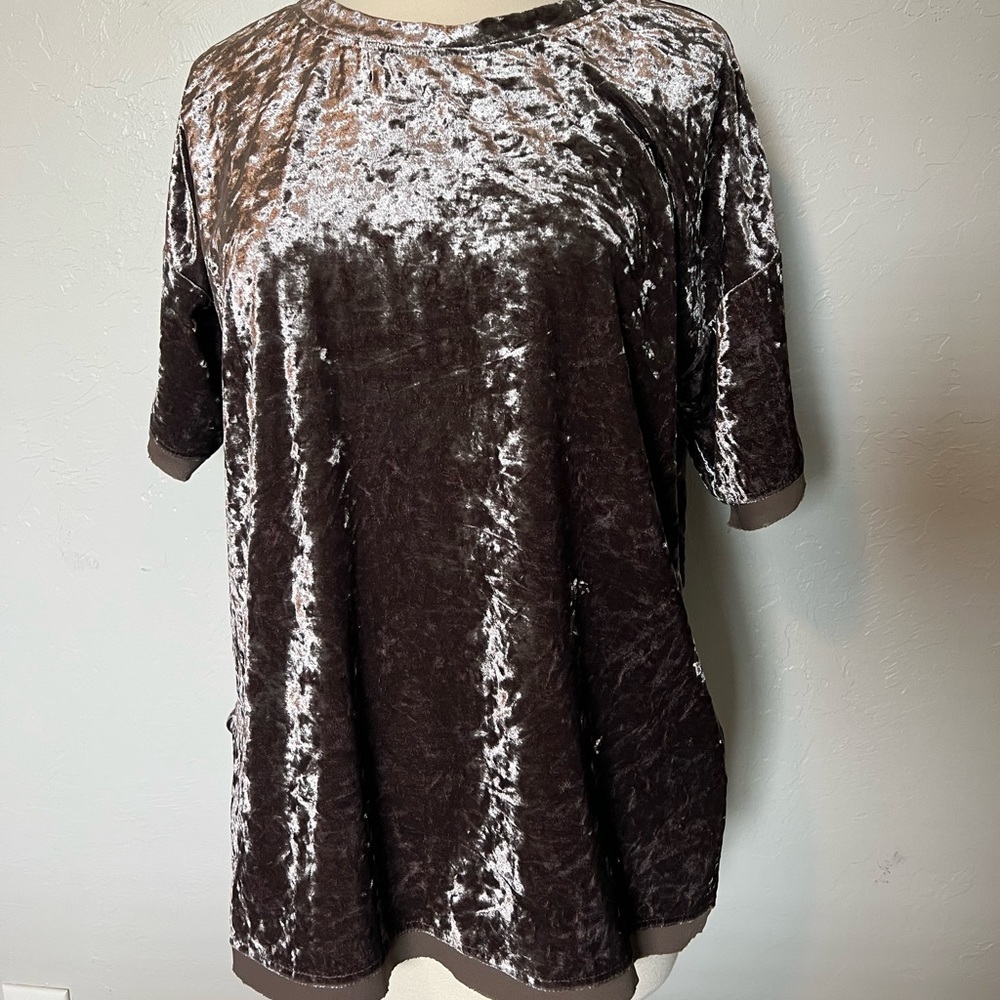 Wishlist Dust Velvet Women’s Top Small